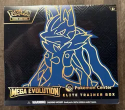Pokemon TCG Mega Evolution Lucario Pokemon Center ETB *Mint* *In-Hand* - Image 1