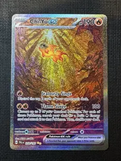 Pokemon TCG Chi-Yu EX 259/193 Holo Paldea Evolved EX NM Condition - Image 1