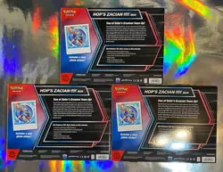 Pokemon TCG: Journey Together SV09 Hop's Zacian ex Box Lot of 3 ✅ Factory Sealed - Image 3