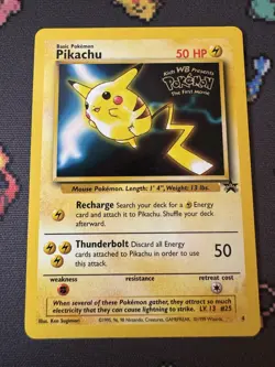 Pikachu #4 WOTC Promo - Pokemon TCG - LP - Image 2