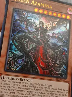 Queen Azamina - SUDA-EN009 - Ultra Rare - 1st Edition Yu-Gi-Oh! NM - Image 3