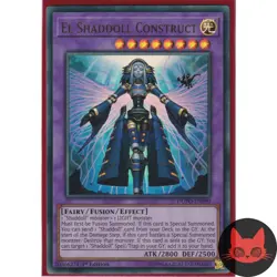 Yugioh El Shaddoll Construct DUPO-EN090 Ultra Rare 1st Edition NM - Image 1