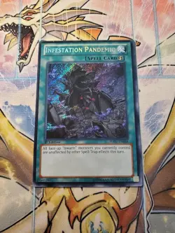 Yugioh - Infestation Pandemic HA07-EN068 NM 1st ed Secret Rare - Image 1