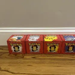 Pokemon 23k Burger King Gold Plated Trading Card Set Red Box Lot Of 6 - Sealed - Image 5