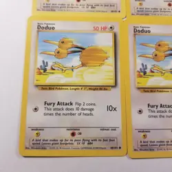 Doduo 048/102 Base Set Regular Pokemon Tcg Card Wotc Playset - Image 3