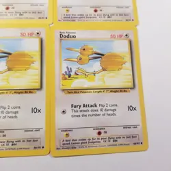 Doduo 048/102 Base Set Regular Pokemon Tcg Card Wotc Playset - Image 4
