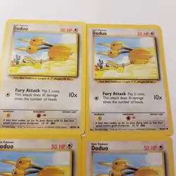 Doduo 048/102 Base Set Regular Pokemon Tcg Card Wotc Playset - Image 5