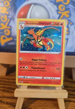 Pokemon TCG Special Delivery Charizard SWSH075 Official Sealed Promo Card - Image 1