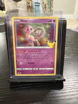 Pokemon Celebrations Mew Holo Rare Card 11/25 25th Anniversary - Image 1
