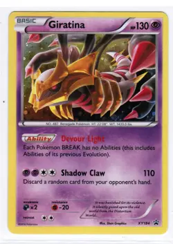 Giratina - XY Black Star Promo XY184 - NM/M - Pokemon Holo Card - Image 1