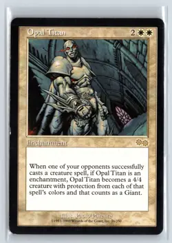 (4X) Opal Titan Urza's Saga Rare - MTG Magic the Gathering Card - Image 1