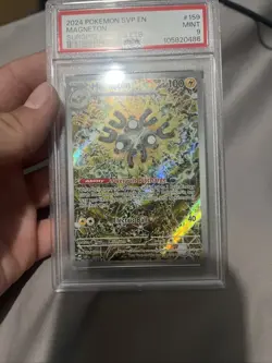Magneton SVP 159 Black Star Promo Holo Card Surging Sparks, Pokemon TCG PSA9 - Image 1