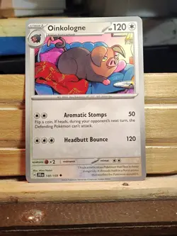 140/159 Oinkologne : Uncommon : Journey Together : Pokemon Trading Card Game - Image 1