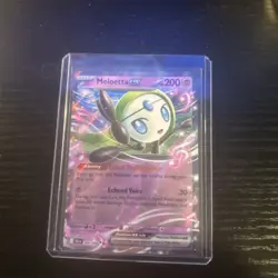 Pokemon TCG Meloetta EX Black Bolt Holo Double Rare Card 044/086 Sv: Black - Image 1