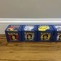 New Sealed Pokemon 23k Burger King Gold Plated Trading Card Set Blue Lot Of 6 - Image 5