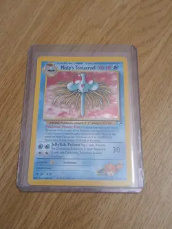 Pokemon TCG Card Misty's Tentacruel Gym Heroes 10/132 Unlimited Holo Rare NM - Image 3