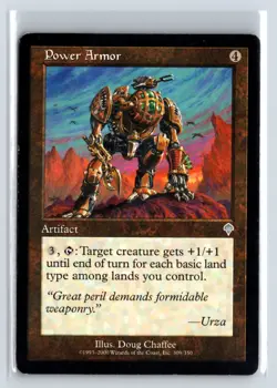 (4X) Power Armor Invasion Uncommon - MTG Magic the Gathering Card - Image 3
