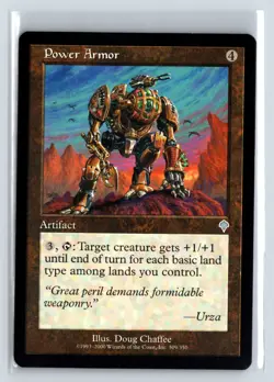 (4X) Power Armor Invasion Uncommon - MTG Magic the Gathering Card - Image 5