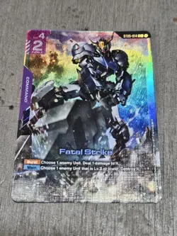 Gundam Card Game English Fatal Strike C+ Alternate Foil - Image 1