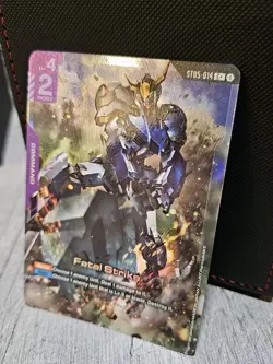Gundam Card Game English Fatal Strike C+ Alternate Foil - Image 3