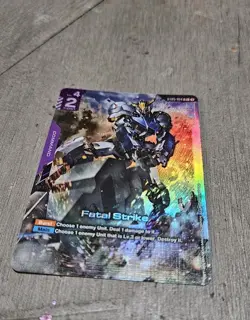 Gundam Card Game English Fatal Strike C+ Alternate Foil - Image 4