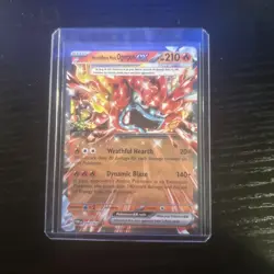 Hearthflame Mask Ogerpon EX Twilight Masquerade Holo Double Rare Card 040/167 - Image 1