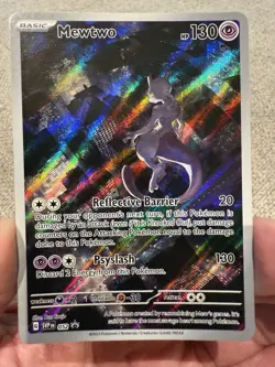 Mewtwo SVP052 Scarlet & Violet 151 Promo Pokemon Card NM (UNSEALED) - Image 1