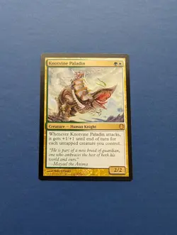 MTG Knotvine Paladin: Knights vs. Dragons #10 - EX-MT - Image 1