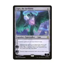 WOTC MtG Promo Pack: Throne of Eldraine Ugin Ineffable (R) NM - Image 1