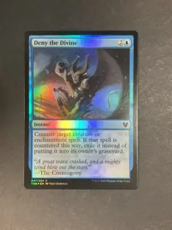 Deny the Divine - Foil - Theros Beyond Death - Magic the Gathering - MTG - Image 1