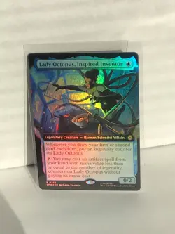 MTG Foil Lady Octopus Inspired Inventor #252 Marvel's Spider-Man NP - Image 1
