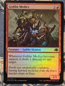 Goblin Medics FOIL Dominaria Remastered MTG Magic - Image 1