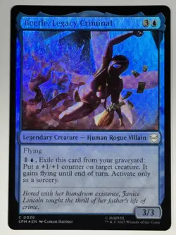 Beetle, Legacy Criminal FOIL Marvel's Spider-Man 26 NM Magic MTG - Image 1