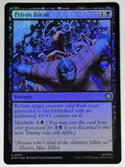 Prison Break FOIL Marvel's Spider-Man 61 NM Magic MTG - Image 1