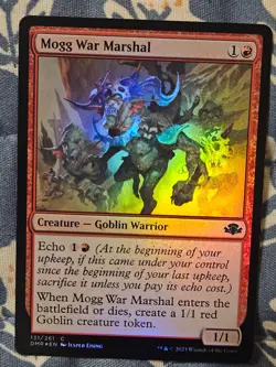 Mogg War Marshal x1 FOIL Dominaria Remastered MTG Magic - Image 1