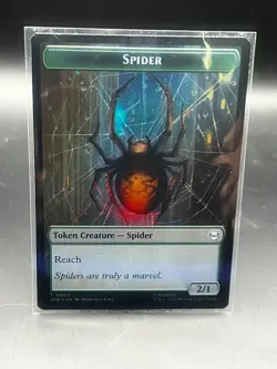 2025 Magic The Gathering MTG Marvel EN Foil T 0003 T 0007 Spider Treasure - Image 1