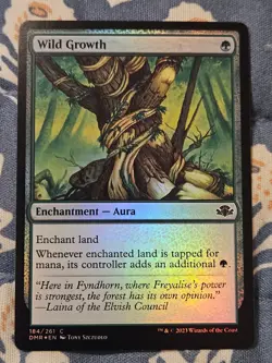 Wild Growth FOIL - Dominaria Remastered MTG Magic - Image 2