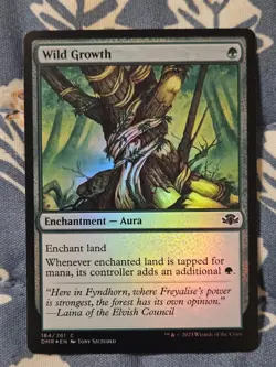 Wild Growth FOIL - Dominaria Remastered MTG Magic - Image 3