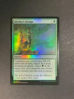 Klothys's Design - Foil - Theros Beyond Death - Magic the Gathering - MTG - Image 1