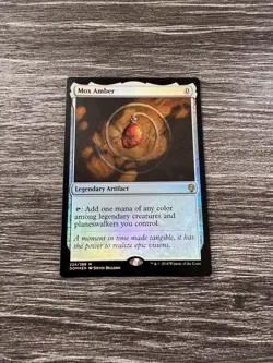 Mox Amber Foil Dominaria Magic MTG English 2018 224/269 - Image 1