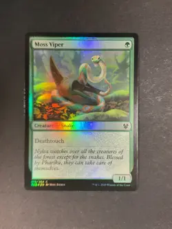 Moss Viper - Foil - Theros Beyond Death - Magic the Gathering - MTG - Image 1