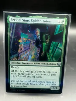 Ezekiel Sims, Spider-Totem - 0100 - Marvel's Spider-Man - MTG - Image 1
