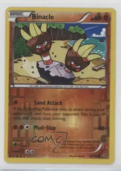 Binacle Reverse Foil Pokemon XY Roaring Skies #38 - Image 1