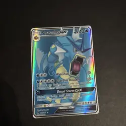 POKEMON TCG GYARADOS GX ULTRA RARE SUN & MOON CRIMSON INVASION 101/111 - Image 1