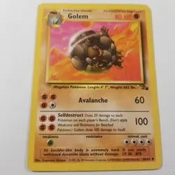 Golem 36/62 Fossil Regular Pokemon Tcg Wotc - Image 1