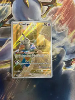 2024 POKEMON PALDEAN FATES POKEMON CENTER ETB PROMO SVP #075 MIMIKYU - Image 2