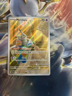 2024 POKEMON PALDEAN FATES POKEMON CENTER ETB PROMO SVP #075 MIMIKYU - Image 3