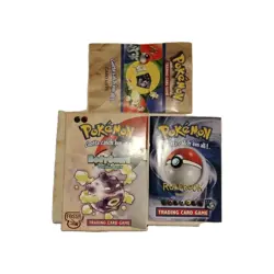 Pokemon TCG Fossil Bodyguard Theme Deck Box 1999 - No cards with inserts - Image 1