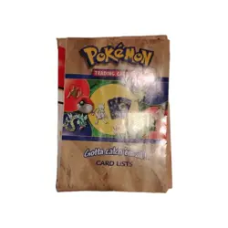 Pokemon TCG Fossil Bodyguard Theme Deck Box 1999 - No cards with inserts - Image 5