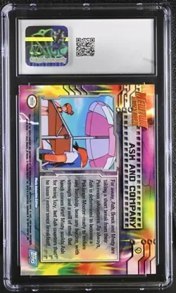 1999 Pokemon Topps Mewtwo Strikes Back FIRST PRINT #9 Ash & Company CGC 9💎 - Image 2